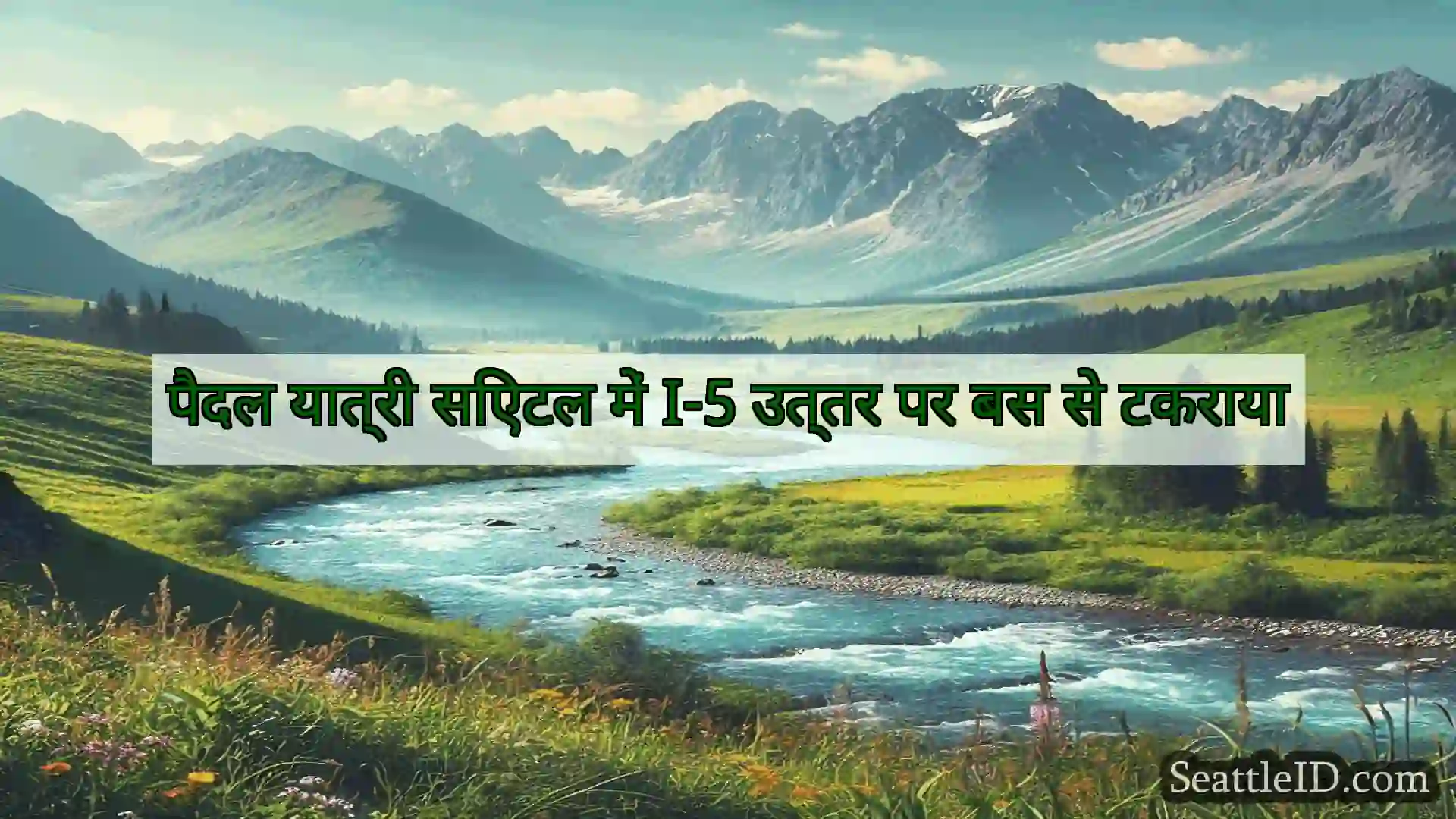 सिएटल समाचार पैदल यात्री सिएटल में I-5 उत्तर पर