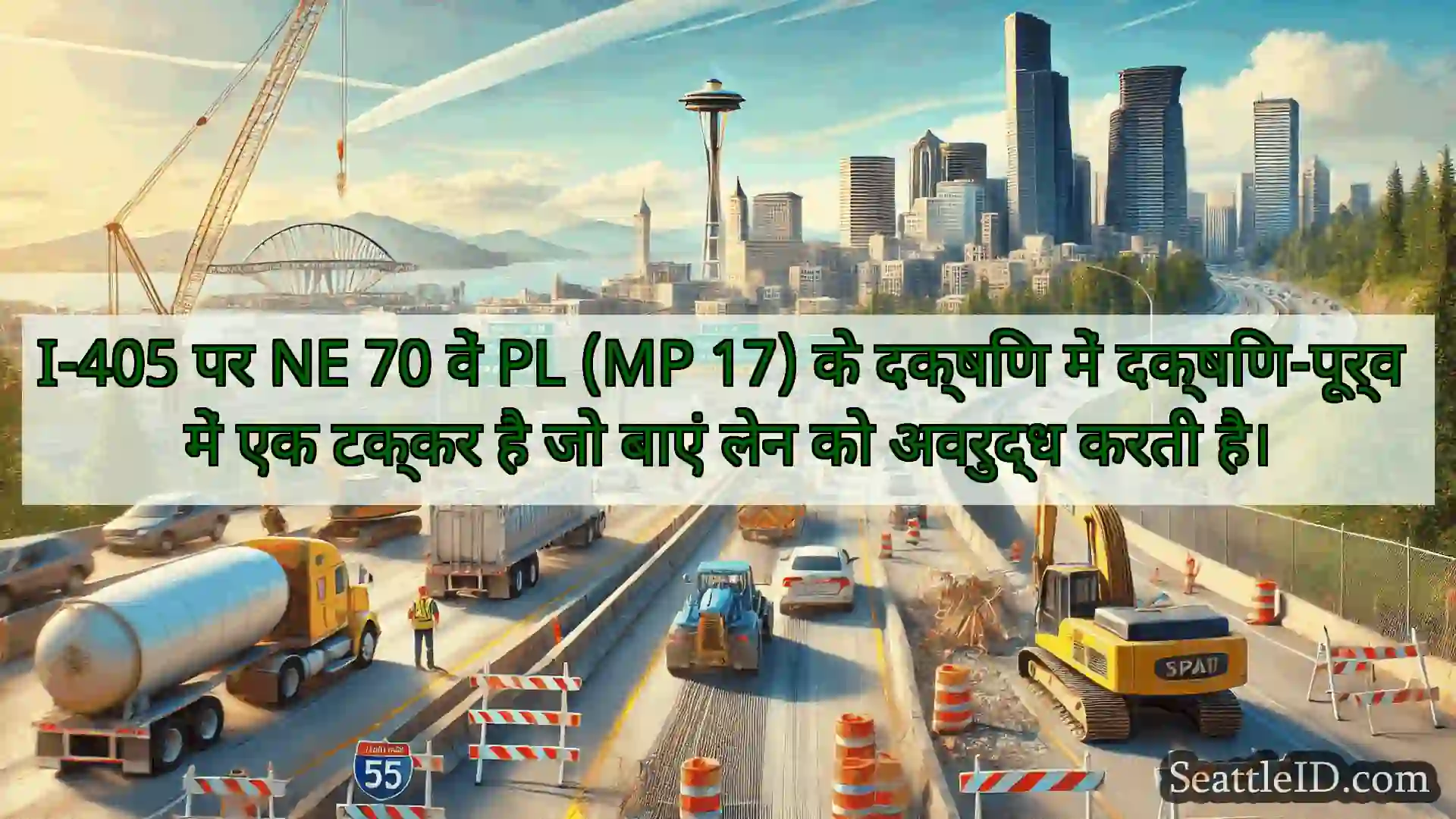 सिएटल परिवहन समाचार I-405 पर NE 70 वें PL (MP 17) के