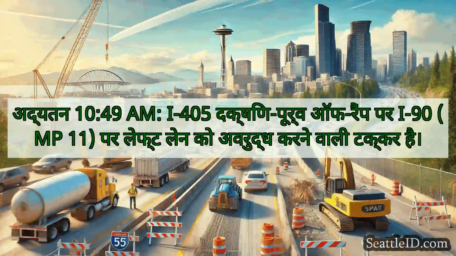 सिएटल परिवहन समाचार अद्यतन 10:49 AM: I-405