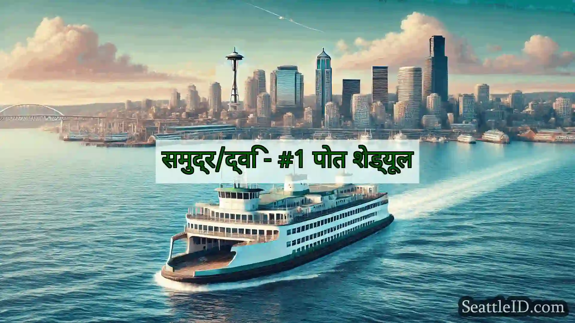 सिएटल फ़ेरी समाचार समुद्र/द्वि - #1 पोत शेड्यूल