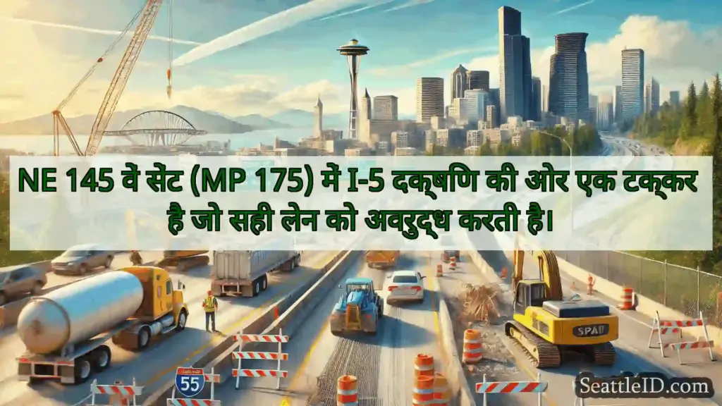 सिएटल परिवहन समाचार NE 145 वें सेंट (MP 175) में I-5