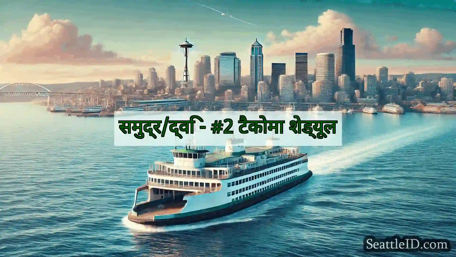 सिएटल फ़ेरी समाचार समुद्र/द्वि - #2 टैकोमा शेड्यूल