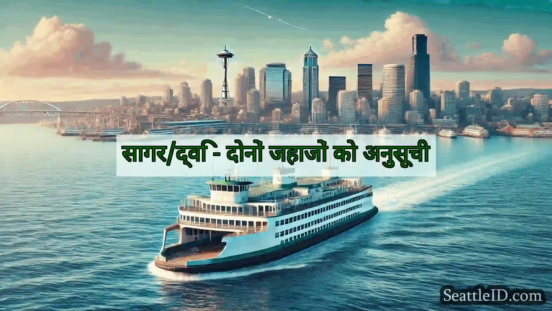 सिएटल फ़ेरी समाचार सागर/द्वि - दोनों जहाजों को