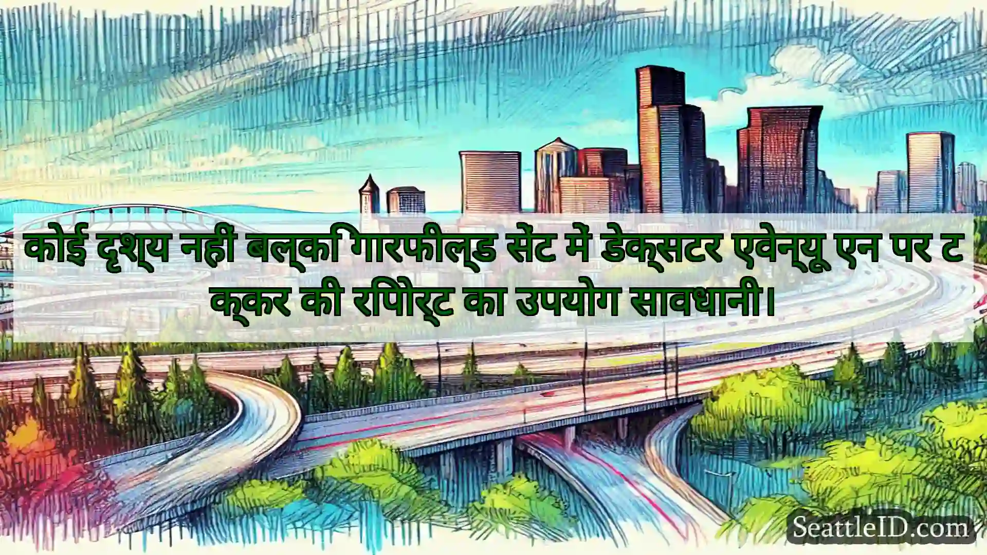 सिएटल परिवहन समाचार कोई दृश्य नहीं बल्कि गारफील्ड सेंट