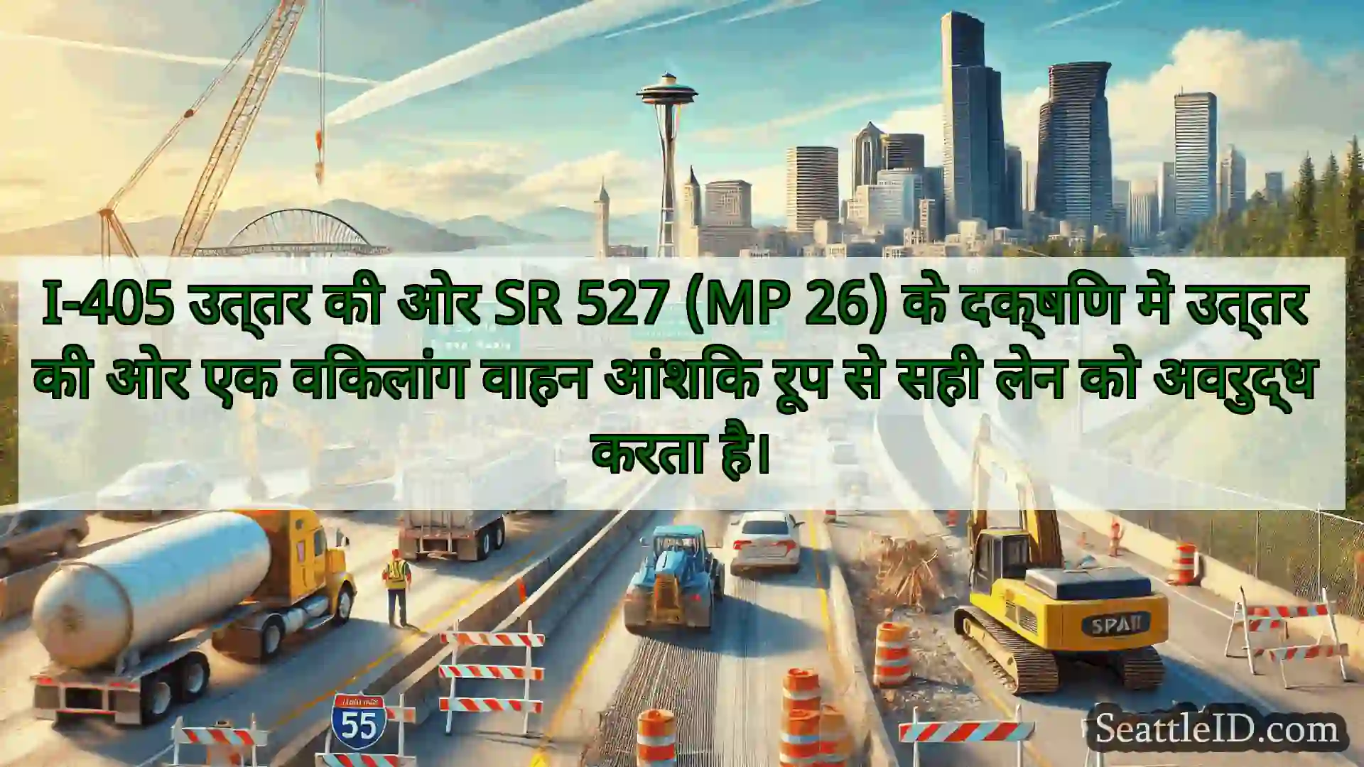 सिएटल परिवहन समाचार I-405 उत्तर की ओर SR 527 (MP 26)