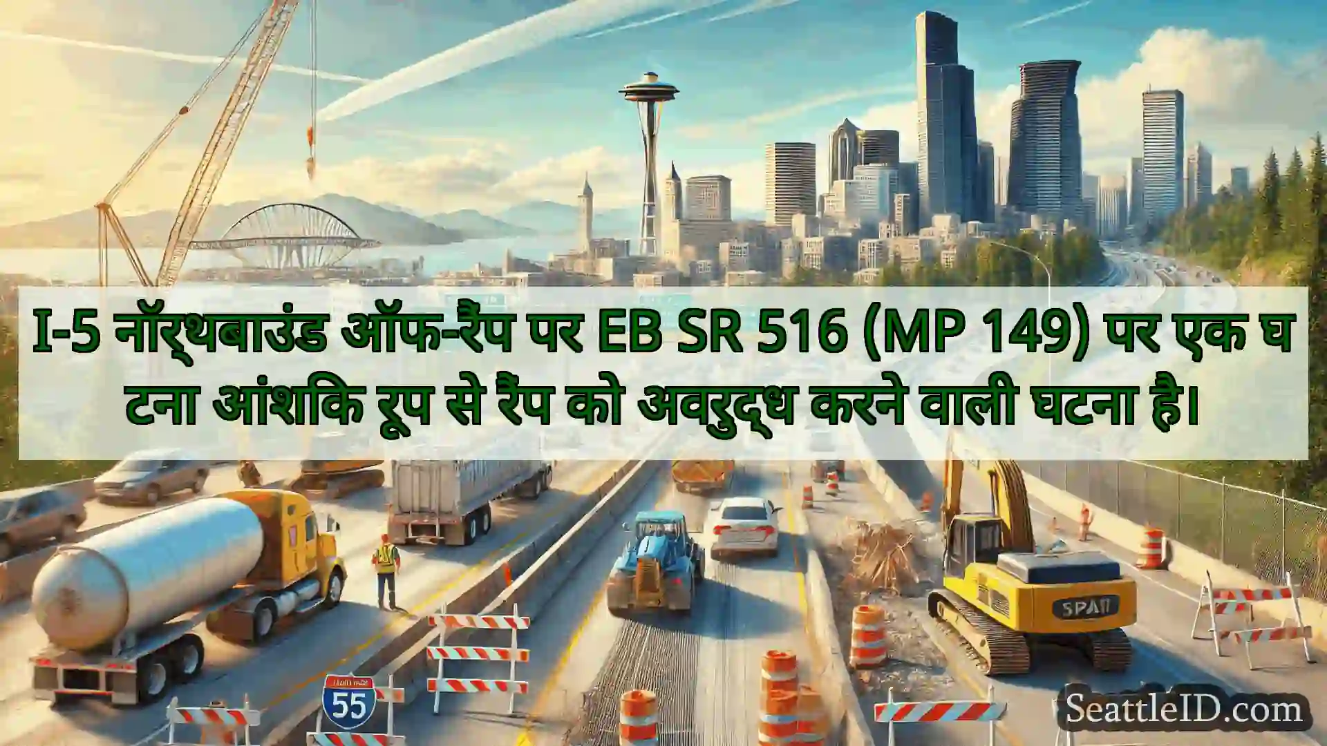 सिएटल परिवहन समाचार I-5 नॉर्थबाउंड ऑफ-रैंप पर EB SR