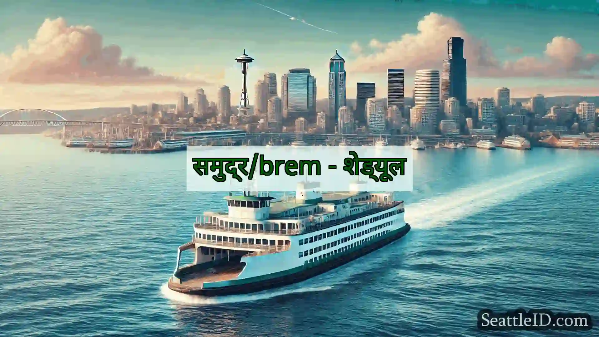 सिएटल फ़ेरी समाचार समुद्र/brem - शेड्यूल