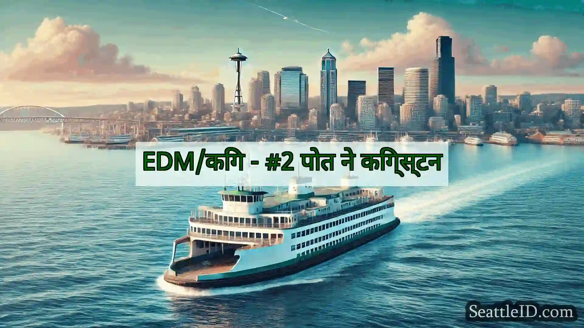 सिएटल फ़ेरी समाचार EDM/किंग - #2 पोत ने किंग्स्टन
