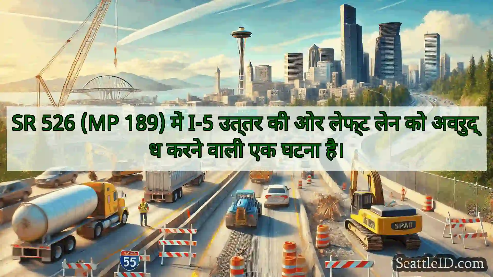 सिएटल परिवहन समाचार SR 526 (MP 189) में I-5 उत्तर की