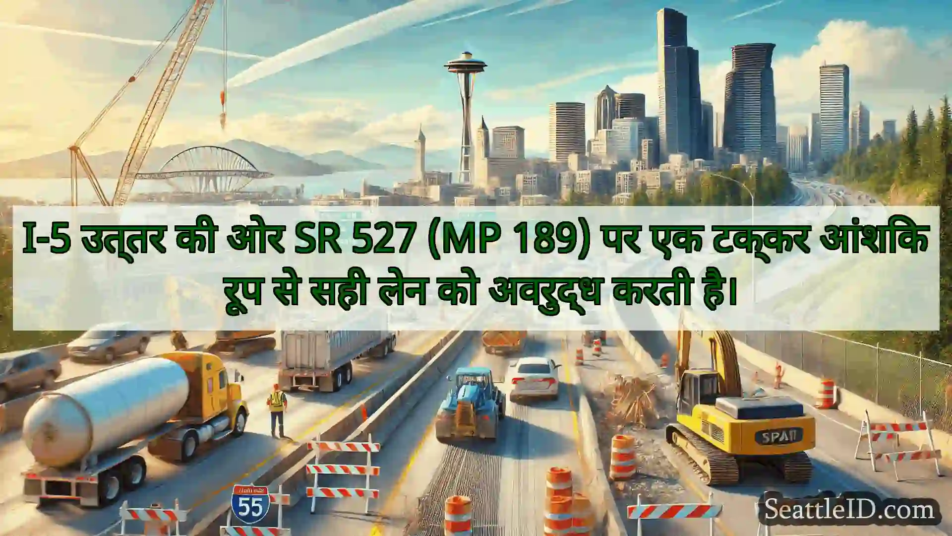 सिएटल परिवहन समाचार I-5 उत्तर की ओर SR 527 (MP 189) पर