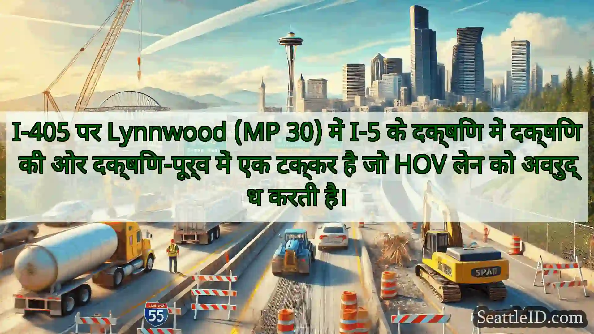 सिएटल परिवहन समाचार I-405 पर Lynnwood (MP 30) में I-5