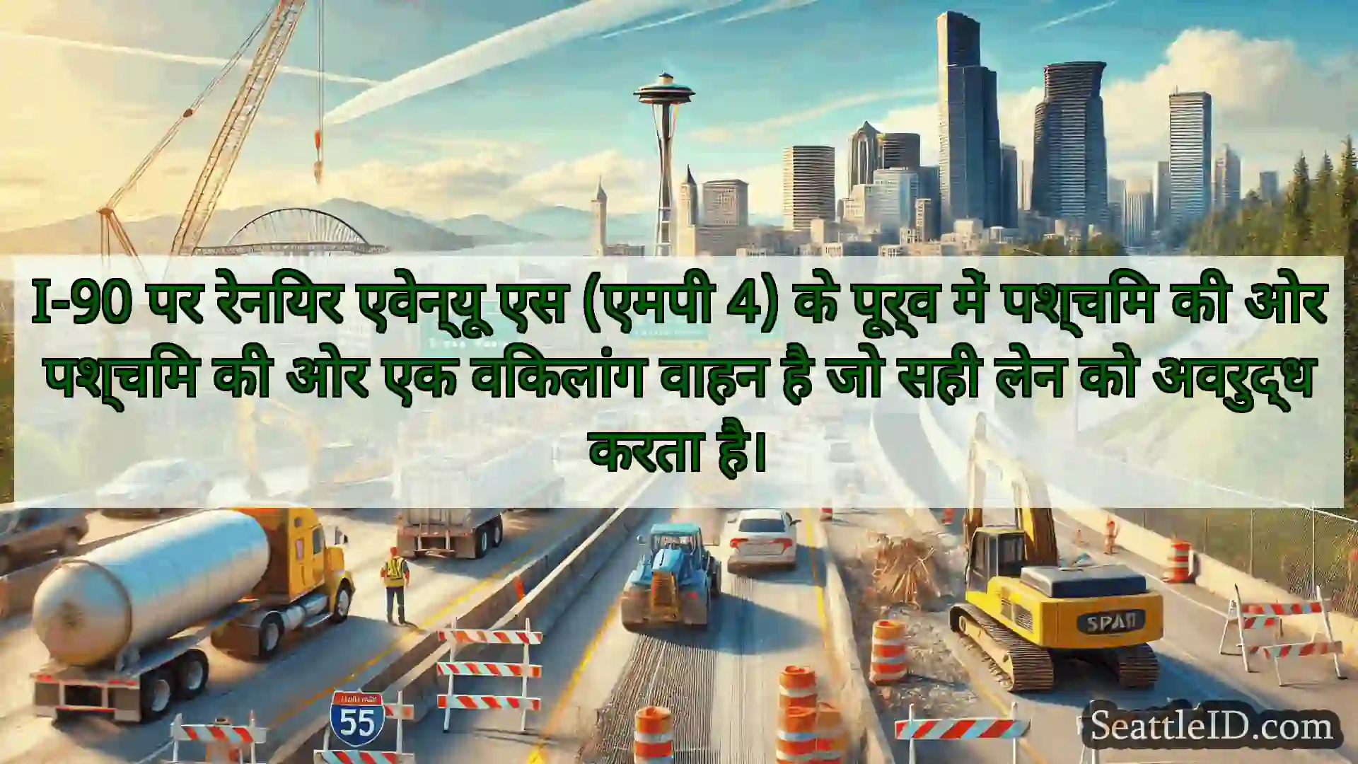 सिएटल परिवहन समाचार I-90 पर रेनियर एवेन्यू एस (एमपी 4)
