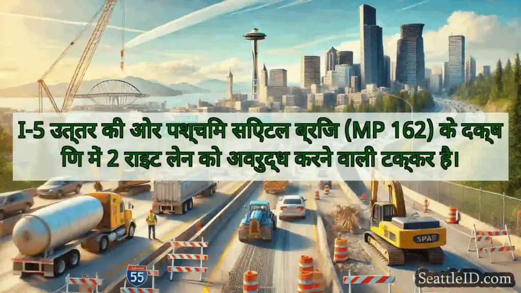 सिएटल परिवहन समाचार I-5 उत्तर की ओर पश्चिम सिएटल ब्रिज
