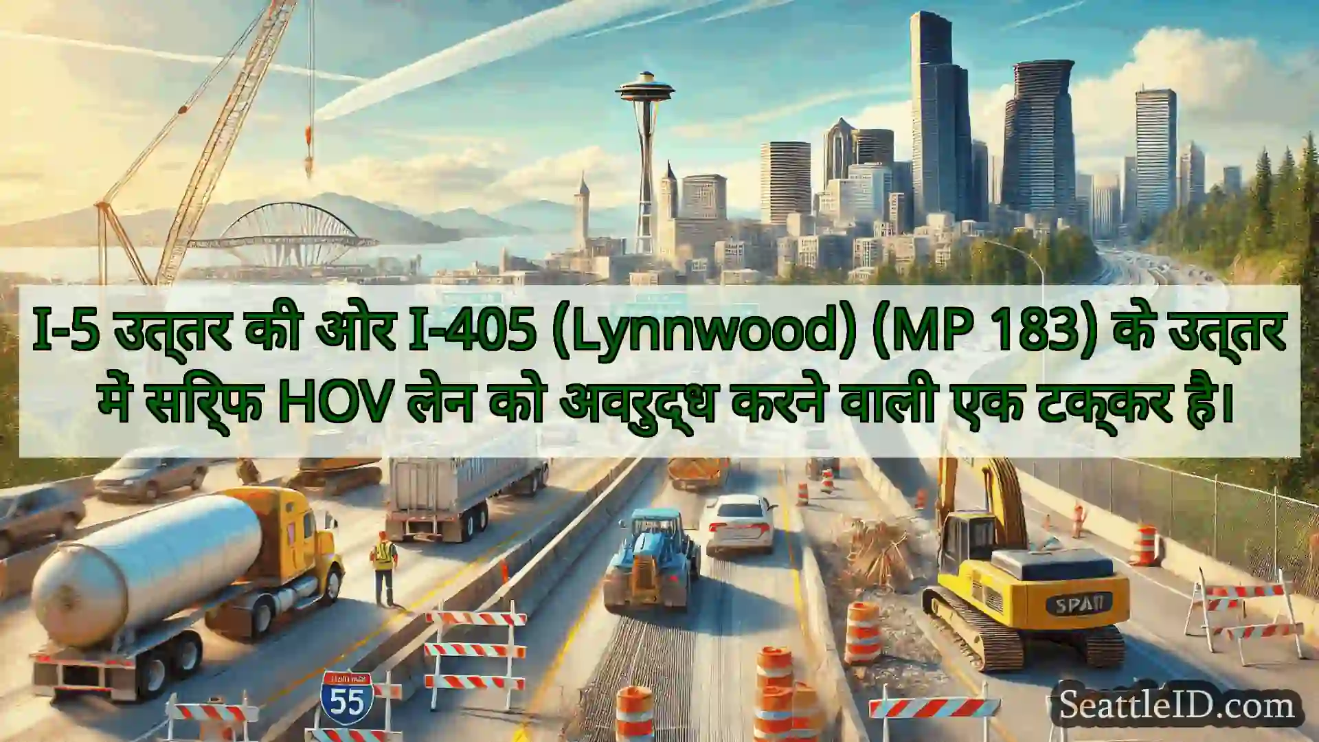सिएटल परिवहन समाचार I-5 उत्तर की ओर I-405 (Lynnwood)