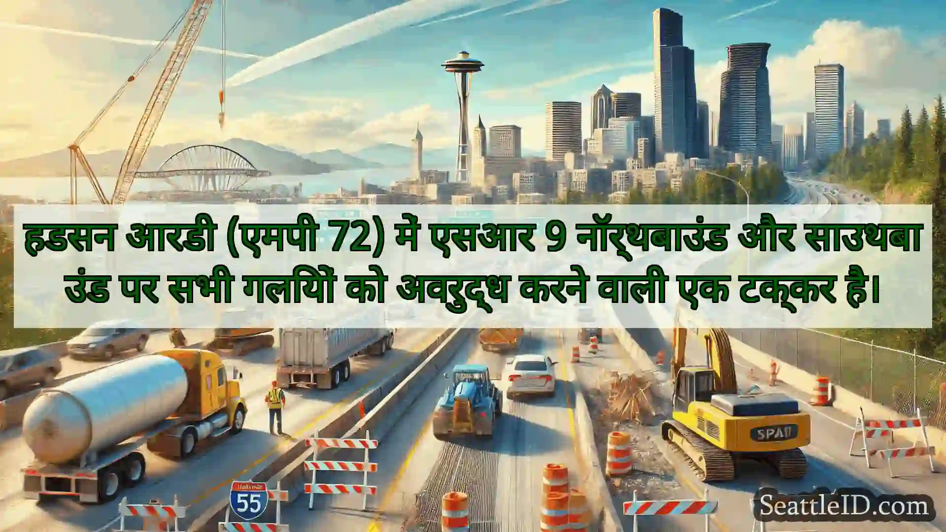 सिएटल परिवहन समाचार हडसन आरडी (एमपी 72) में एसआर 9