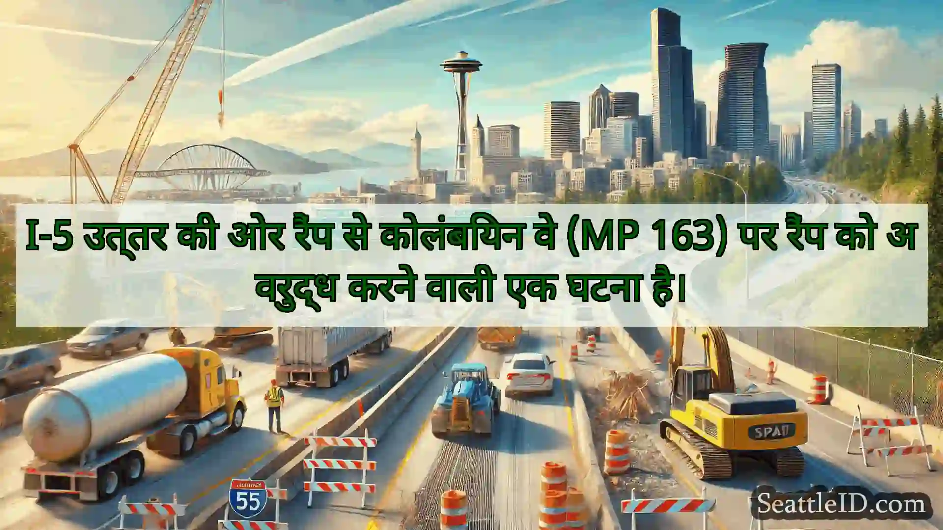 सिएटल परिवहन समाचार I-5 उत्तर की ओर रैंप से कोलंबियन