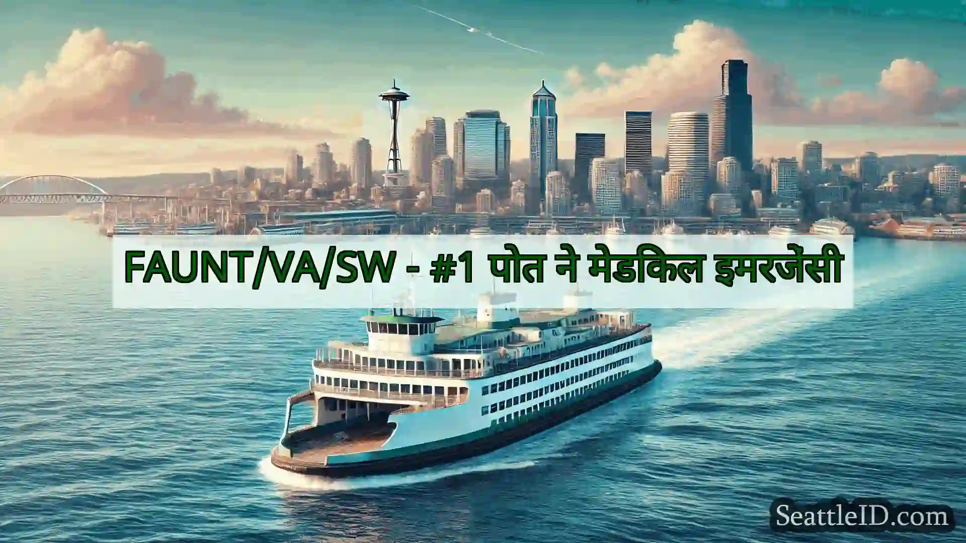 सिएटल फ़ेरी समाचार FAUNT/VA/SW - #1 पोत ने मेडिकल