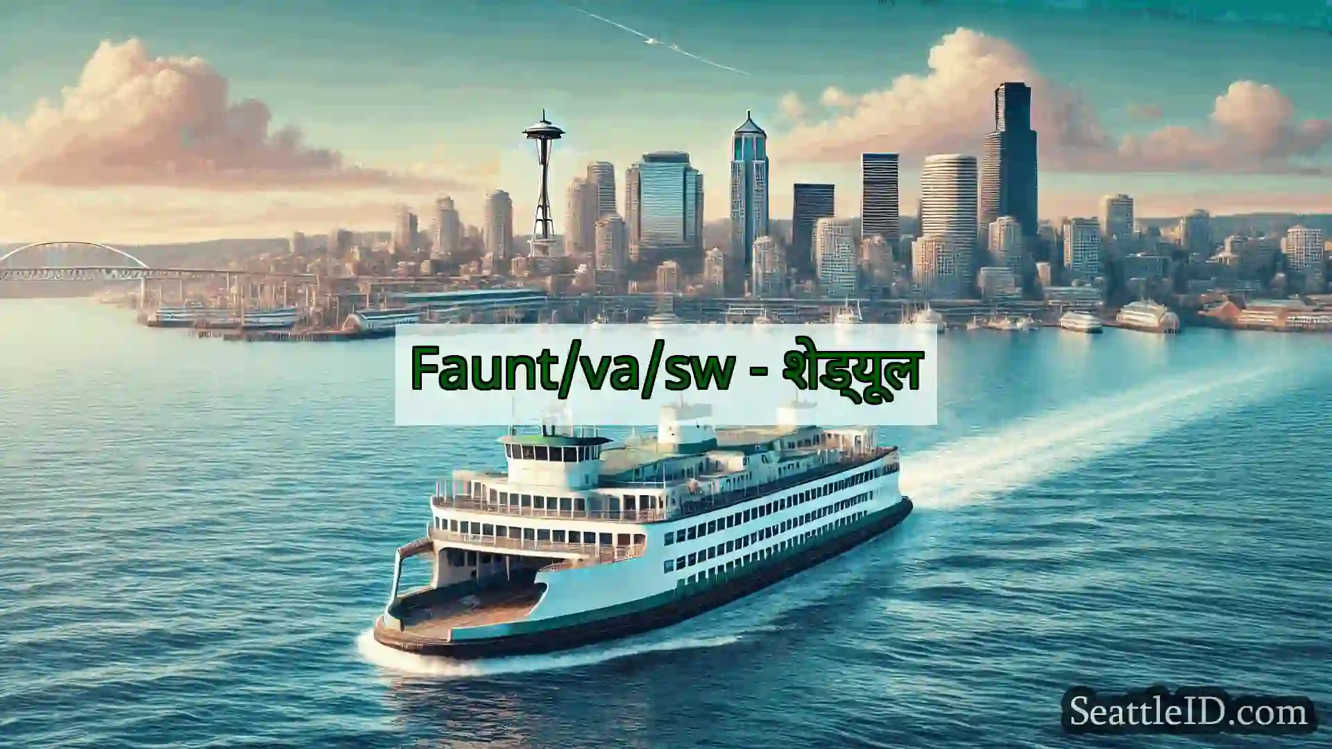 सिएटल फ़ेरी समाचार Faunt/va/sw - शेड्यूल