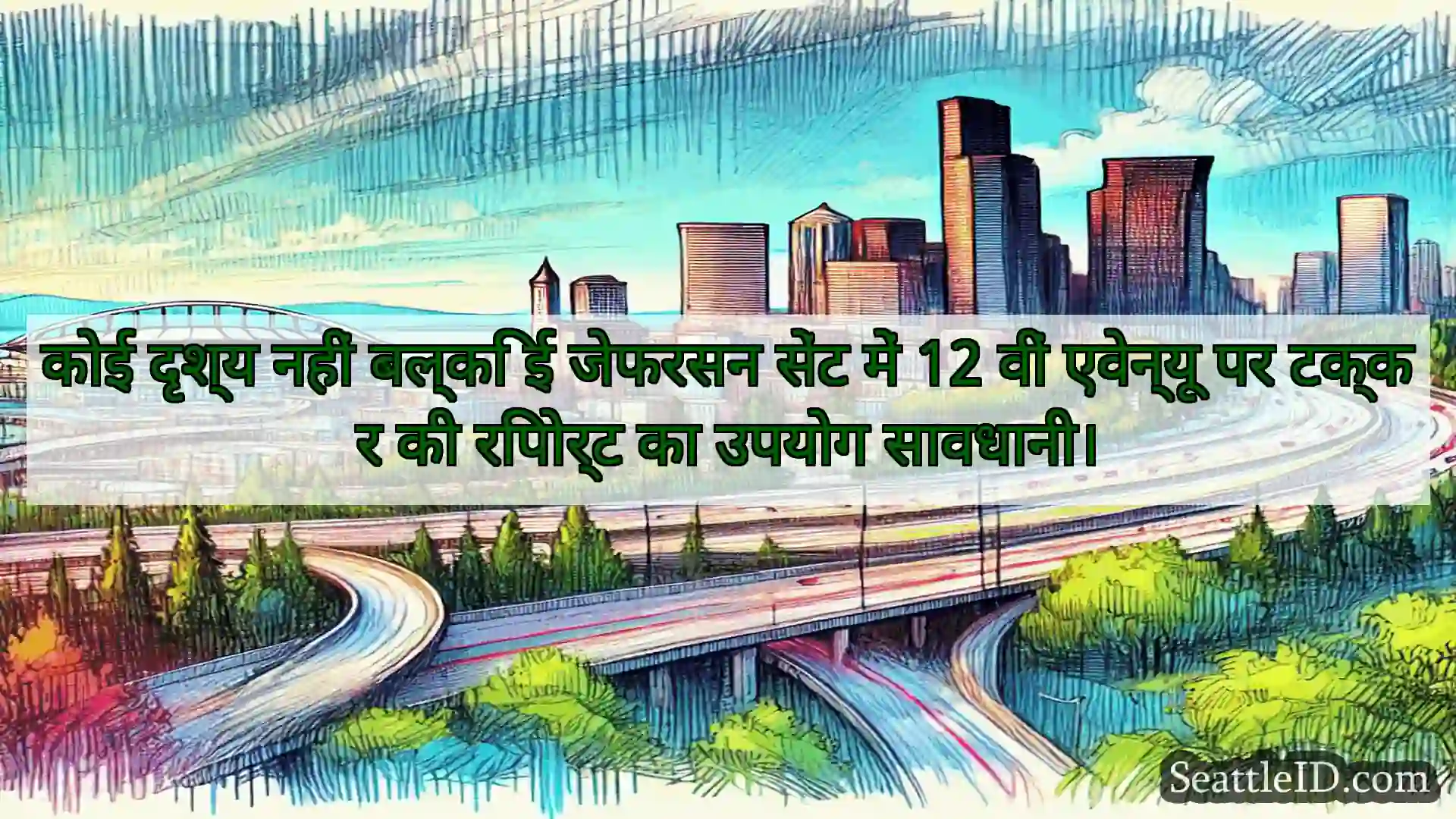 सिएटल परिवहन समाचार कोई दृश्य नहीं बल्कि ई जेफरसन सेंट