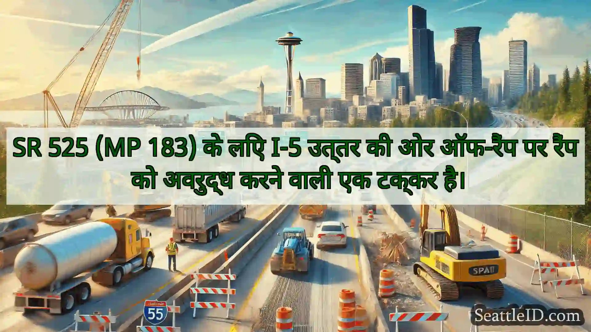 सिएटल परिवहन समाचार SR 525 (MP 183) के लिए I-5 उत्तर