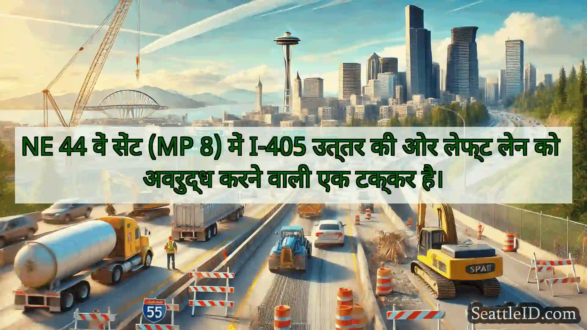 सिएटल परिवहन समाचार NE 44 वें सेंट (MP 8) में I-405