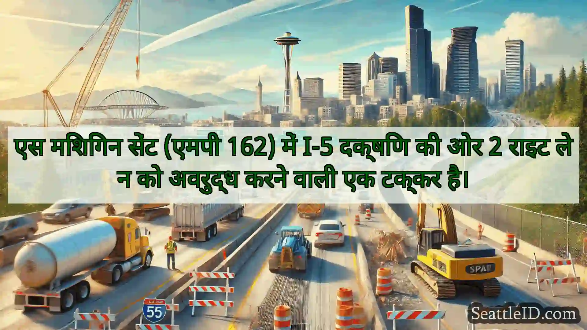 सिएटल परिवहन समाचार एस मिशिगन सेंट (एमपी 162) में I-5