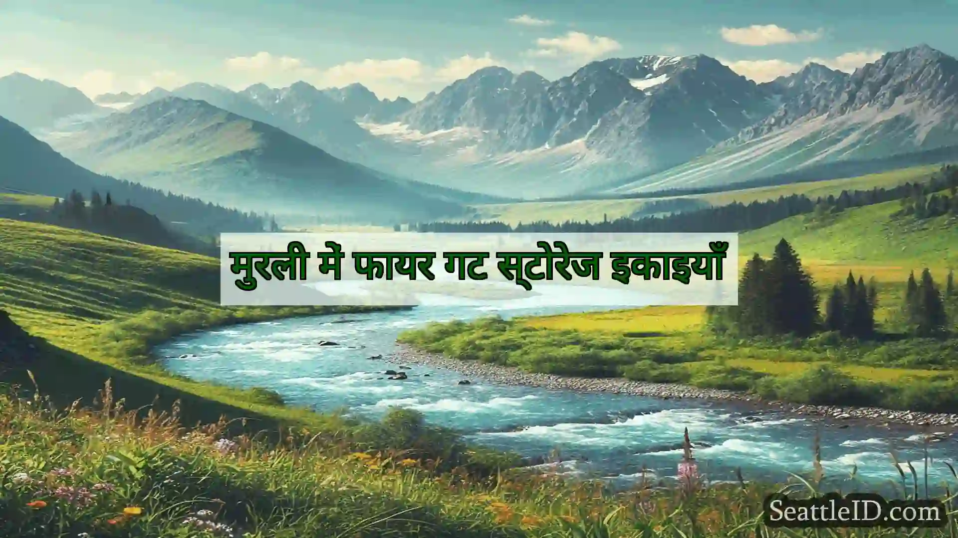 सिएटल समाचार मुरली में फायर गट स्टोरेज इकाइयाँ