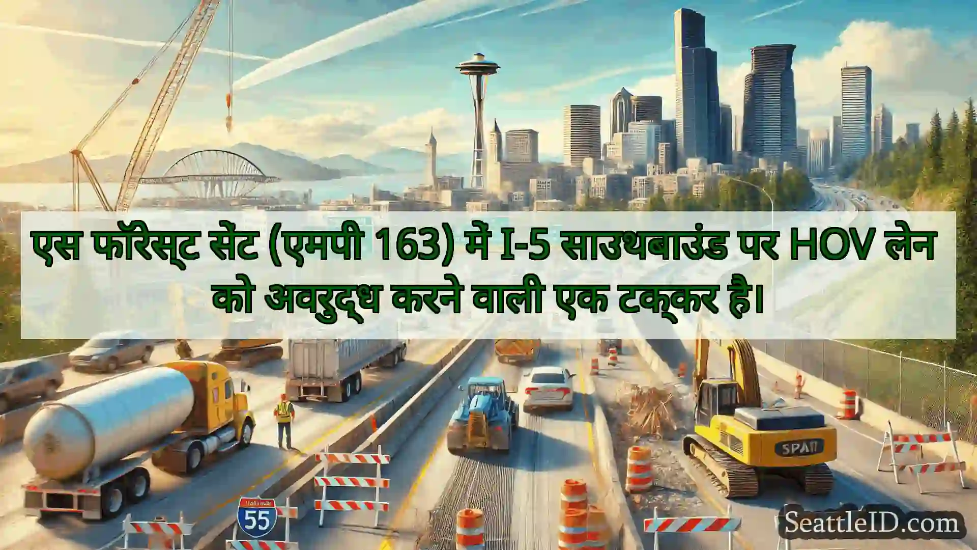 सिएटल परिवहन समाचार एस फॉरेस्ट सेंट (एमपी 163) में I-5