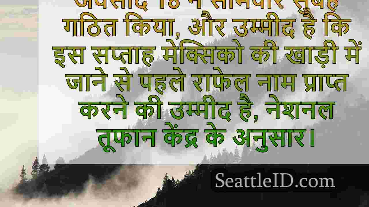 उष्णकटिबंधीय अवसाद 18 रूप, मेक्सिको की