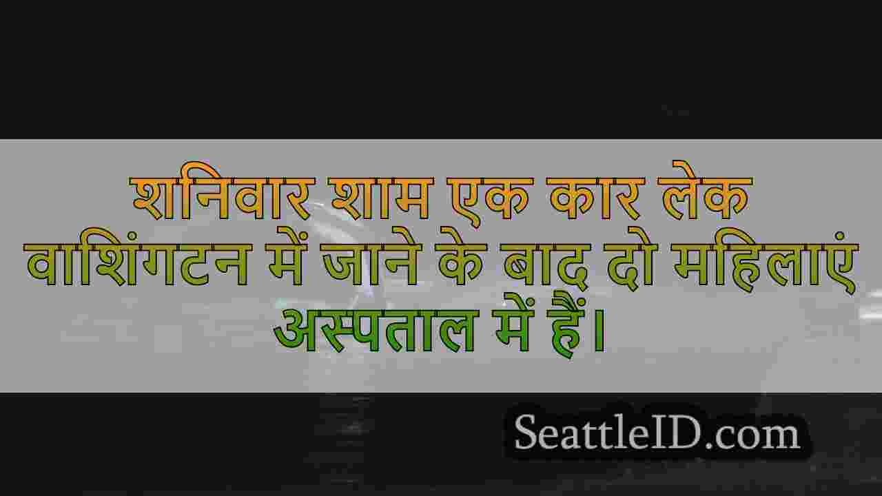 लेक वाशिंगटन में जलमग्न कार से बचाया