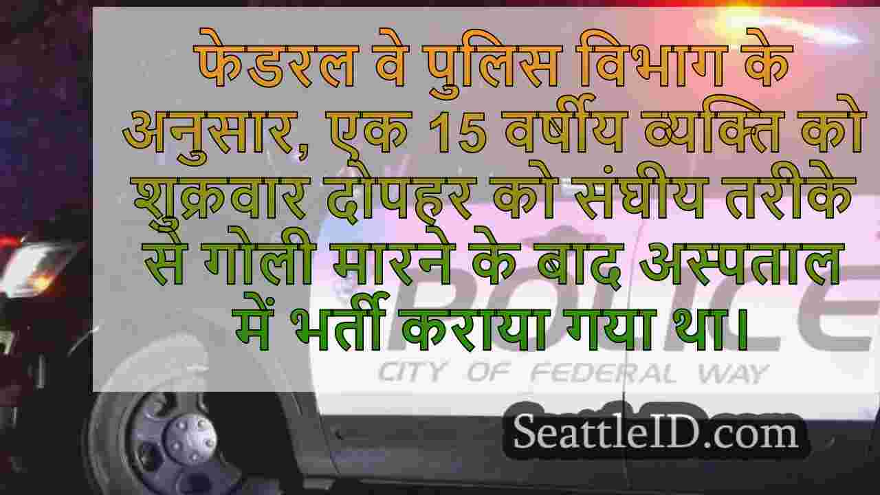 15 साल का लड़का संघीय तरीके से शूटिंग