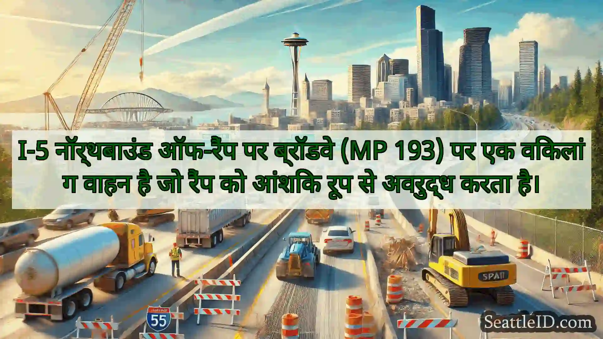 सिएटल परिवहन समाचार I-5 नॉर्थबाउंड ऑफ-रैंप पर ब्रॉडवे