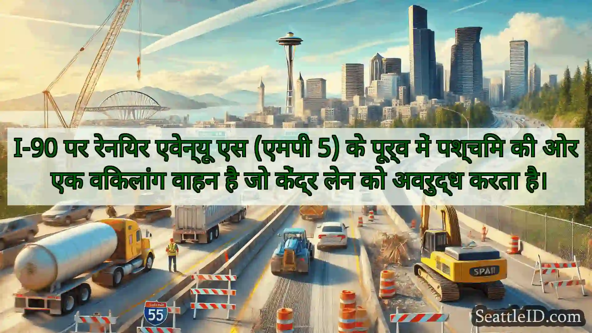 सिएटल परिवहन समाचार I-90 पर रेनियर एवेन्यू एस (एमपी 5)