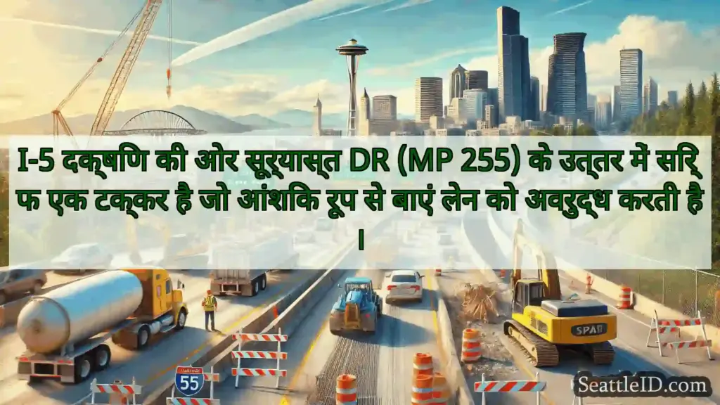 सिएटल परिवहन समाचार I-5 दक्षिण की ओर सूर्यास्त DR (MP