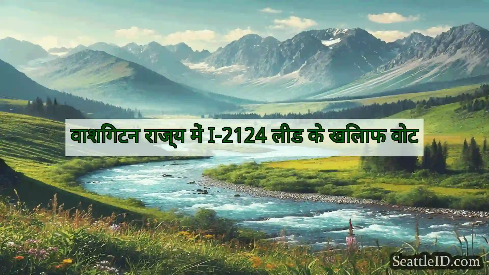 सिएटल समाचार वाशिंगटन राज्य में I-2124 लीड के