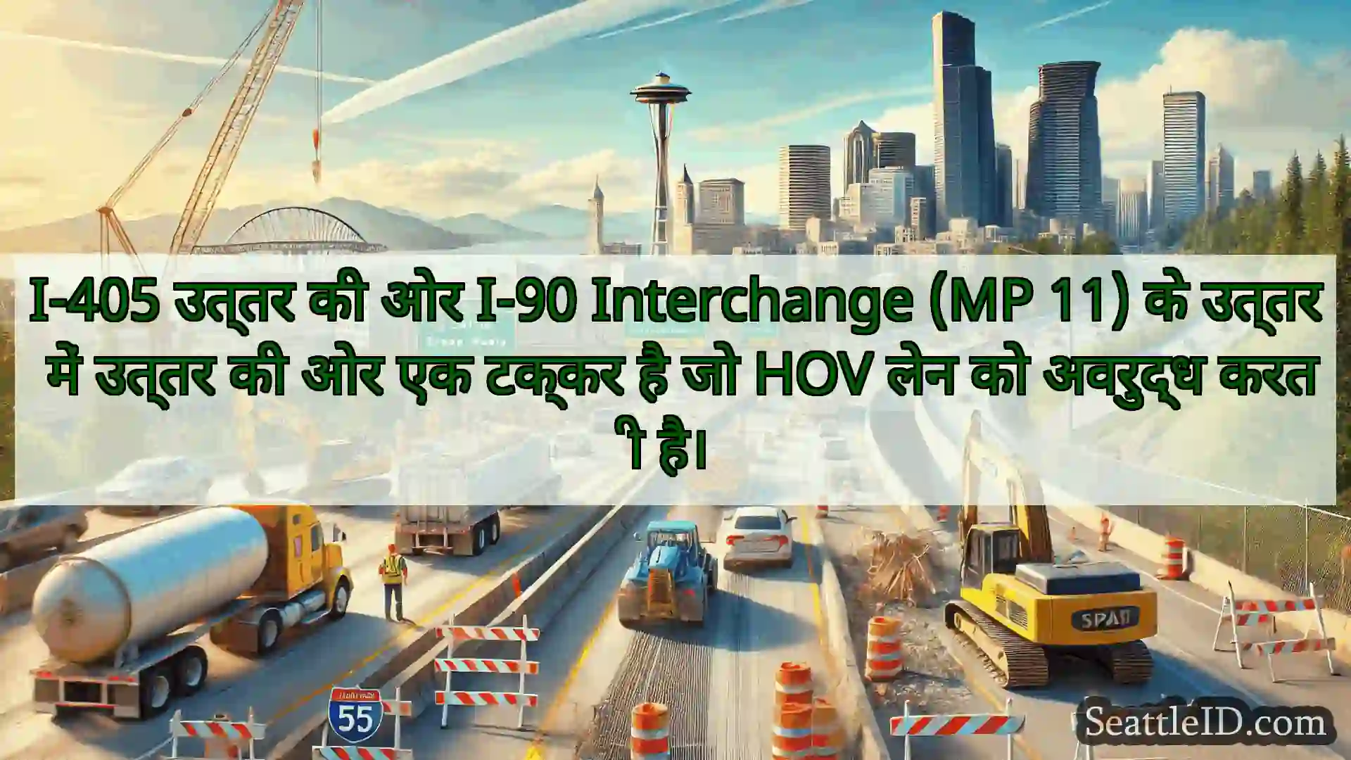 सिएटल परिवहन समाचार I-405 उत्तर की ओर I-90 Interchange