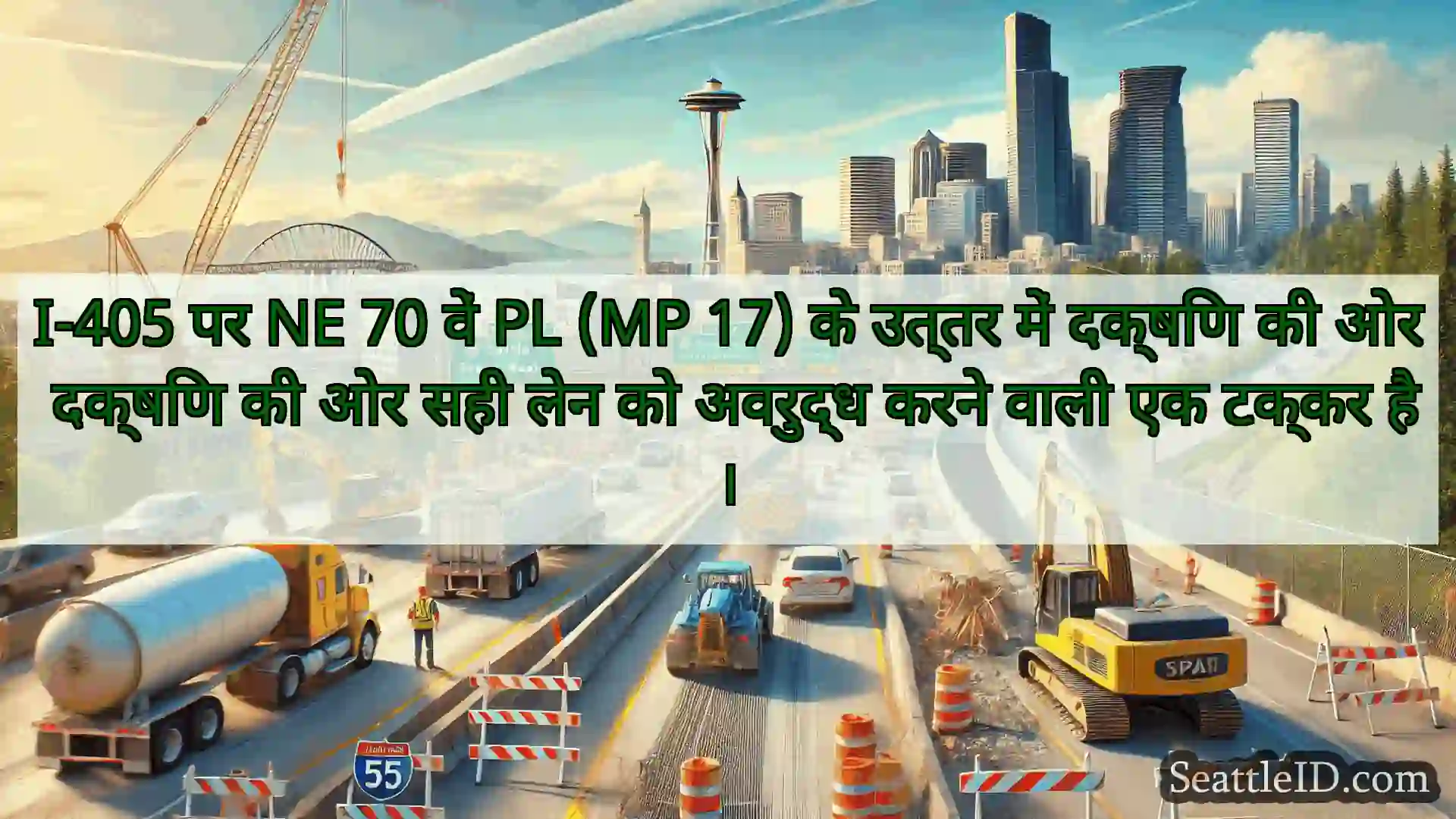 सिएटल परिवहन समाचार I-405 पर NE 70 वें PL (MP 17) के