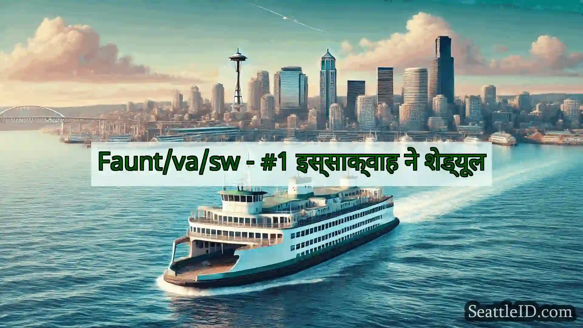 सिएटल फ़ेरी समाचार Faunt/va/sw - #1 इस्साक्वाह ने