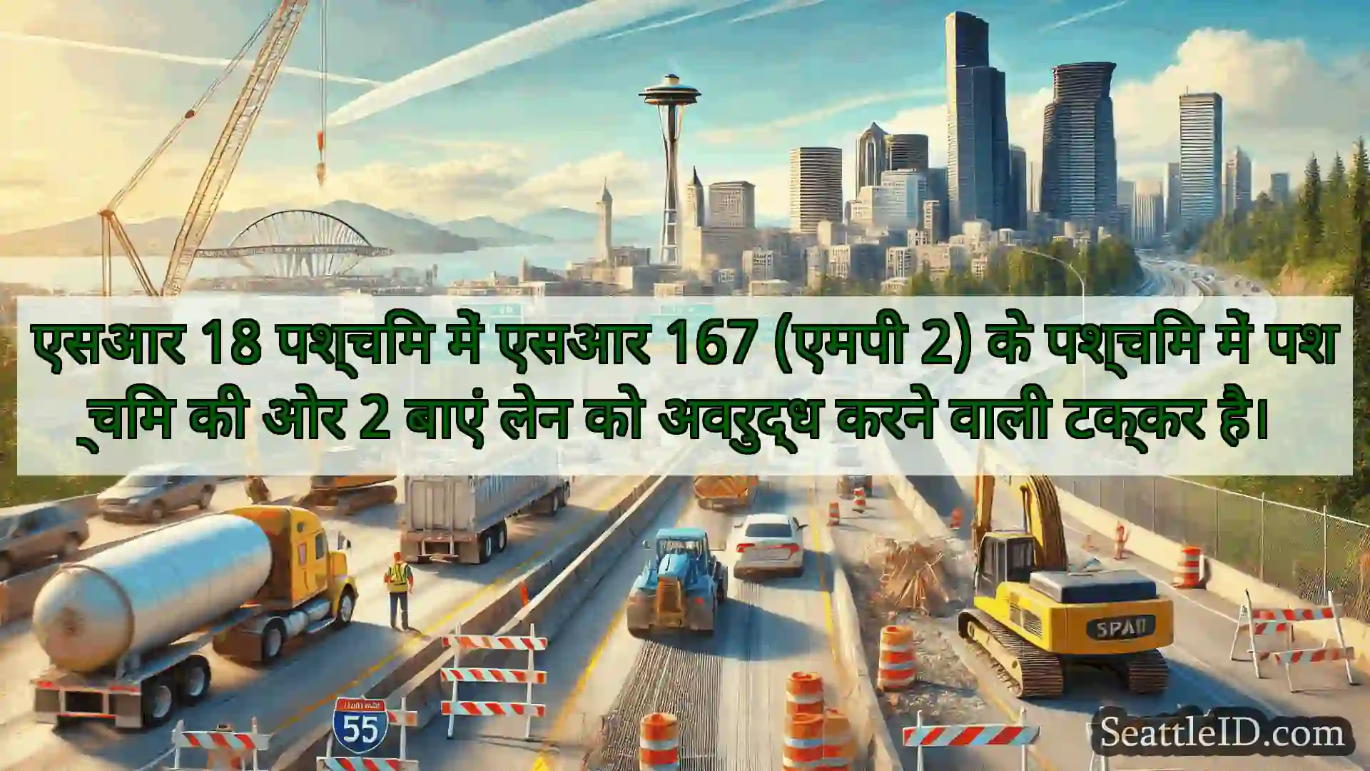 सिएटल परिवहन समाचार एसआर 18 पश्चिम में एसआर 167 (एमपी