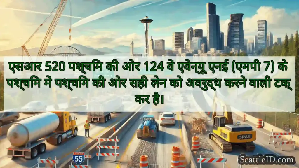सिएटल परिवहन समाचार एसआर 520 पश्चिम की ओर 124 वें