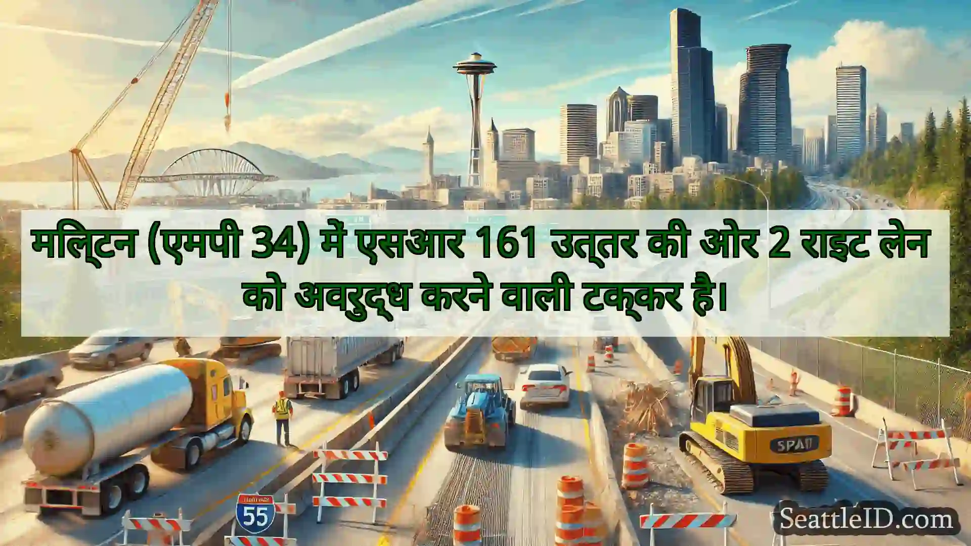 सिएटल परिवहन समाचार मिल्टन (एमपी 34) में एसआर 161