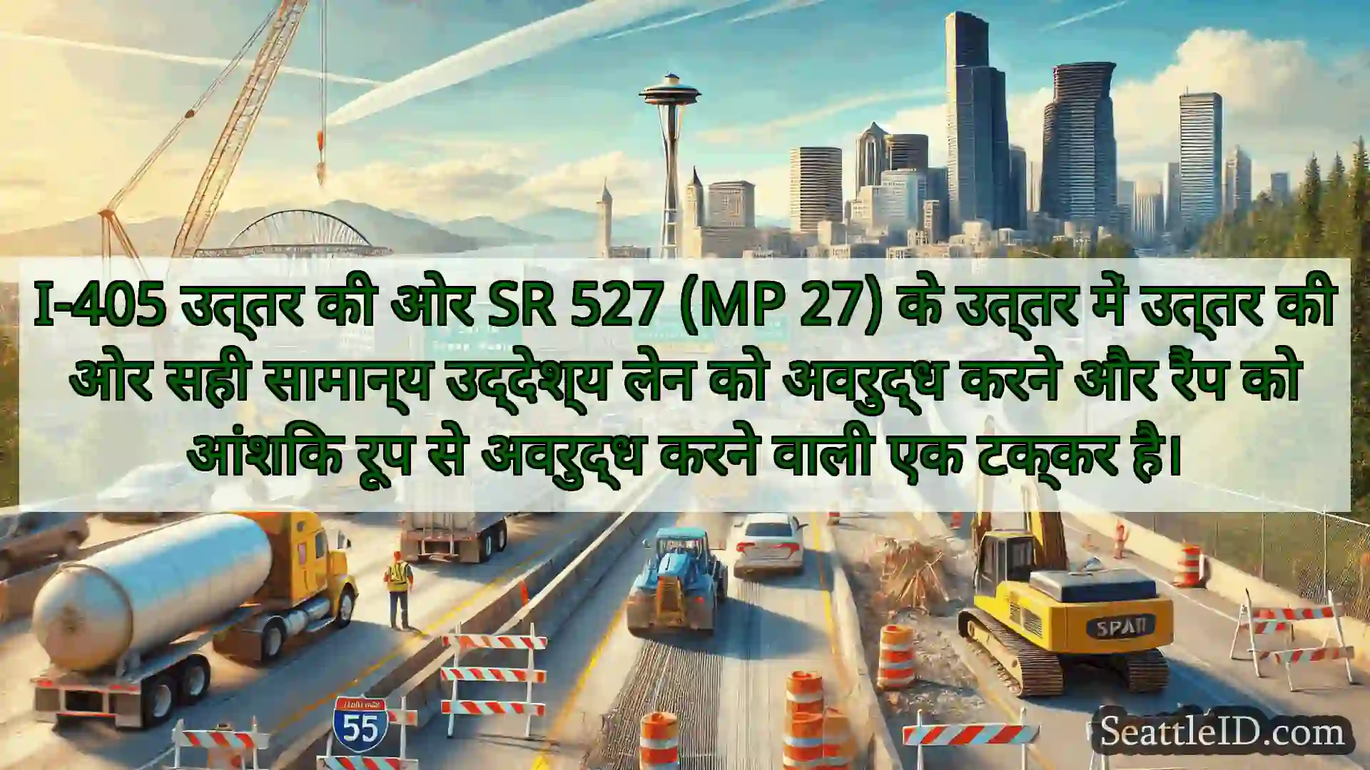 सिएटल परिवहन समाचार I-405 उत्तर की ओर SR 527 (MP 27)