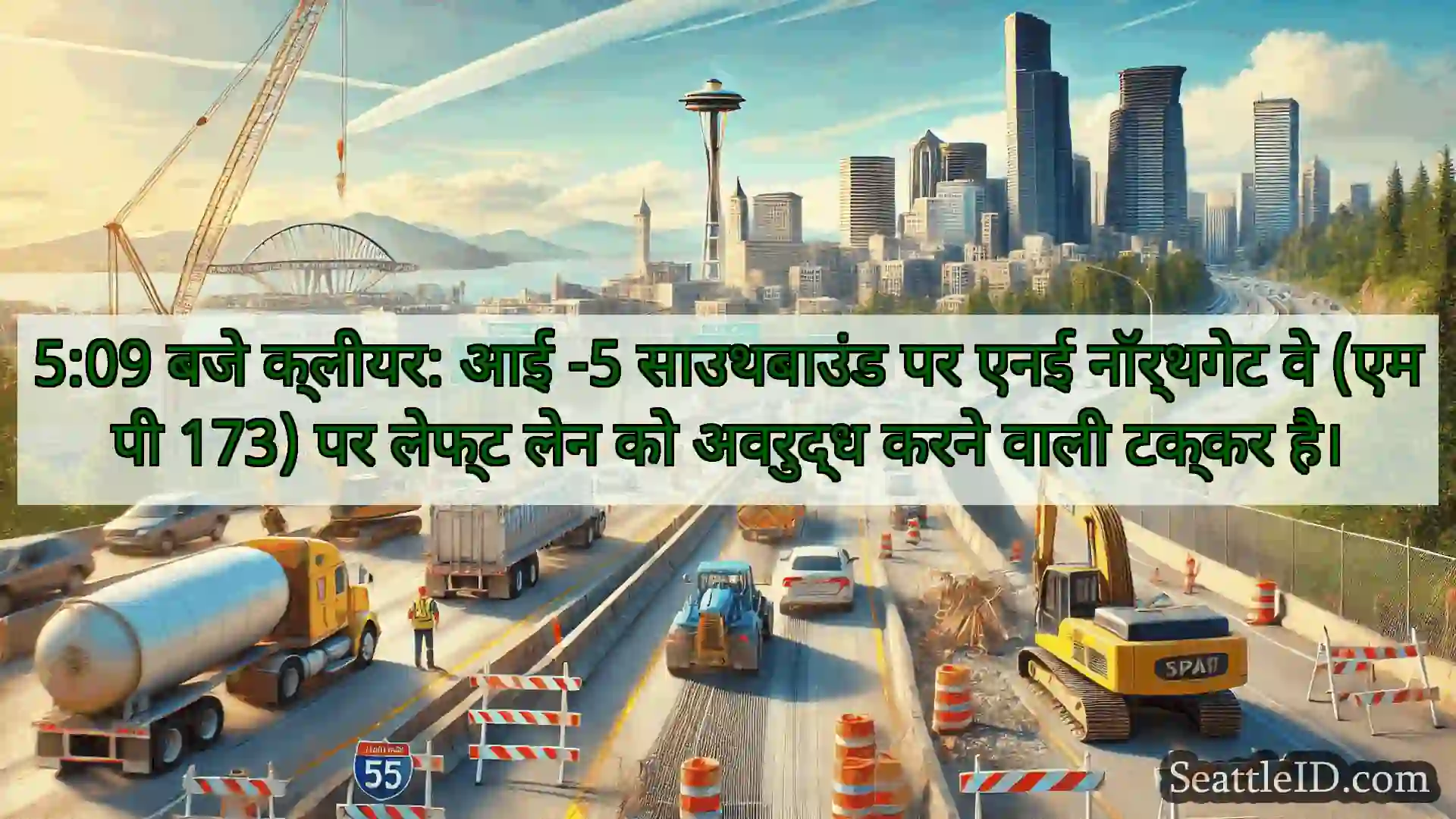 सिएटल परिवहन समाचार 5:09 बजे क्लीयर: आई -5 साउथबाउंड