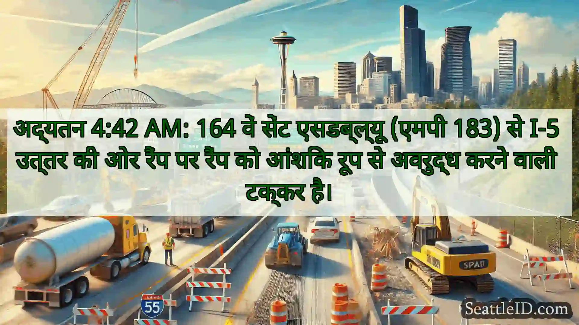 सिएटल परिवहन समाचार अद्यतन 4:42 AM: 164 वें सेंट