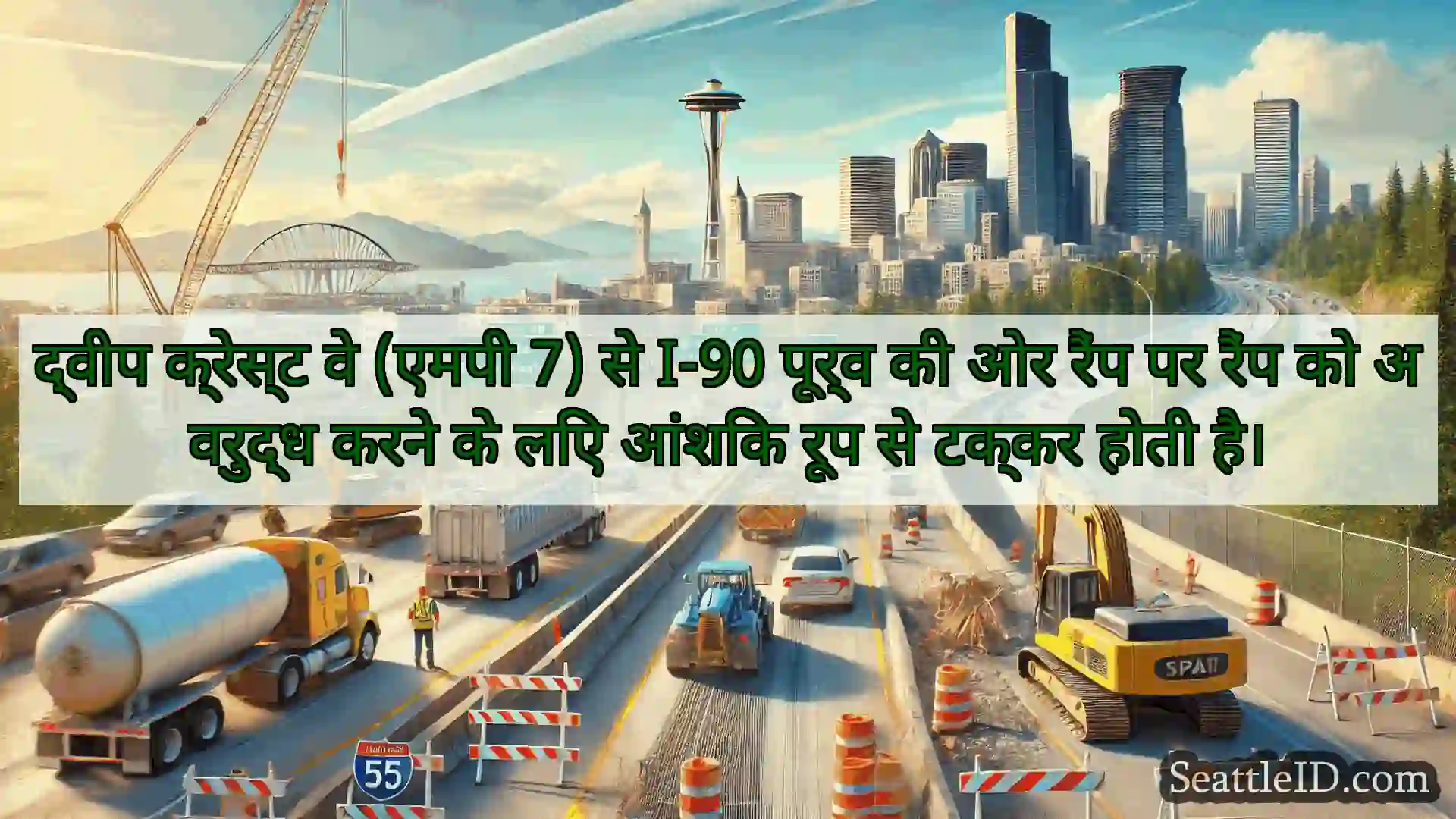 सिएटल परिवहन समाचार द्वीप क्रेस्ट वे (एमपी 7) से I-90