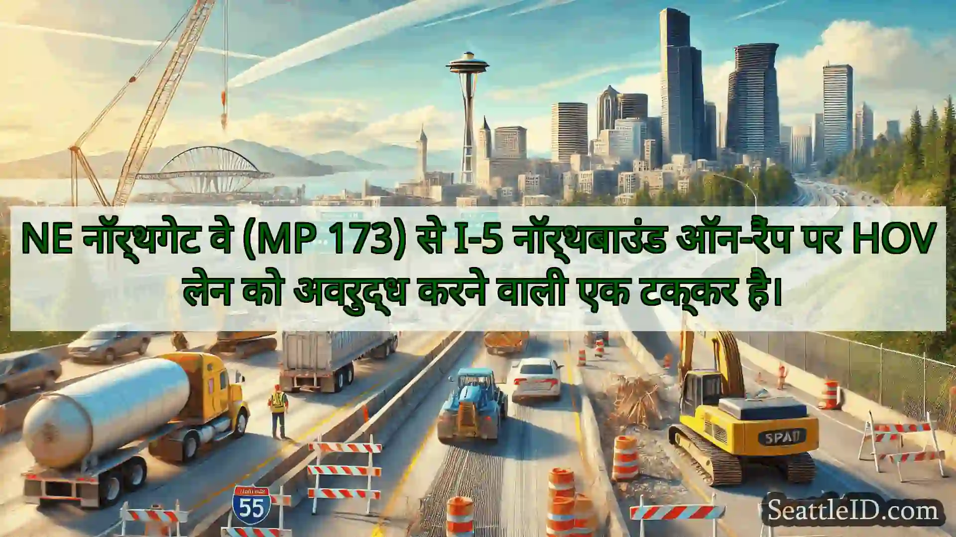 सिएटल परिवहन समाचार NE नॉर्थगेट वे (MP 173) से I-5