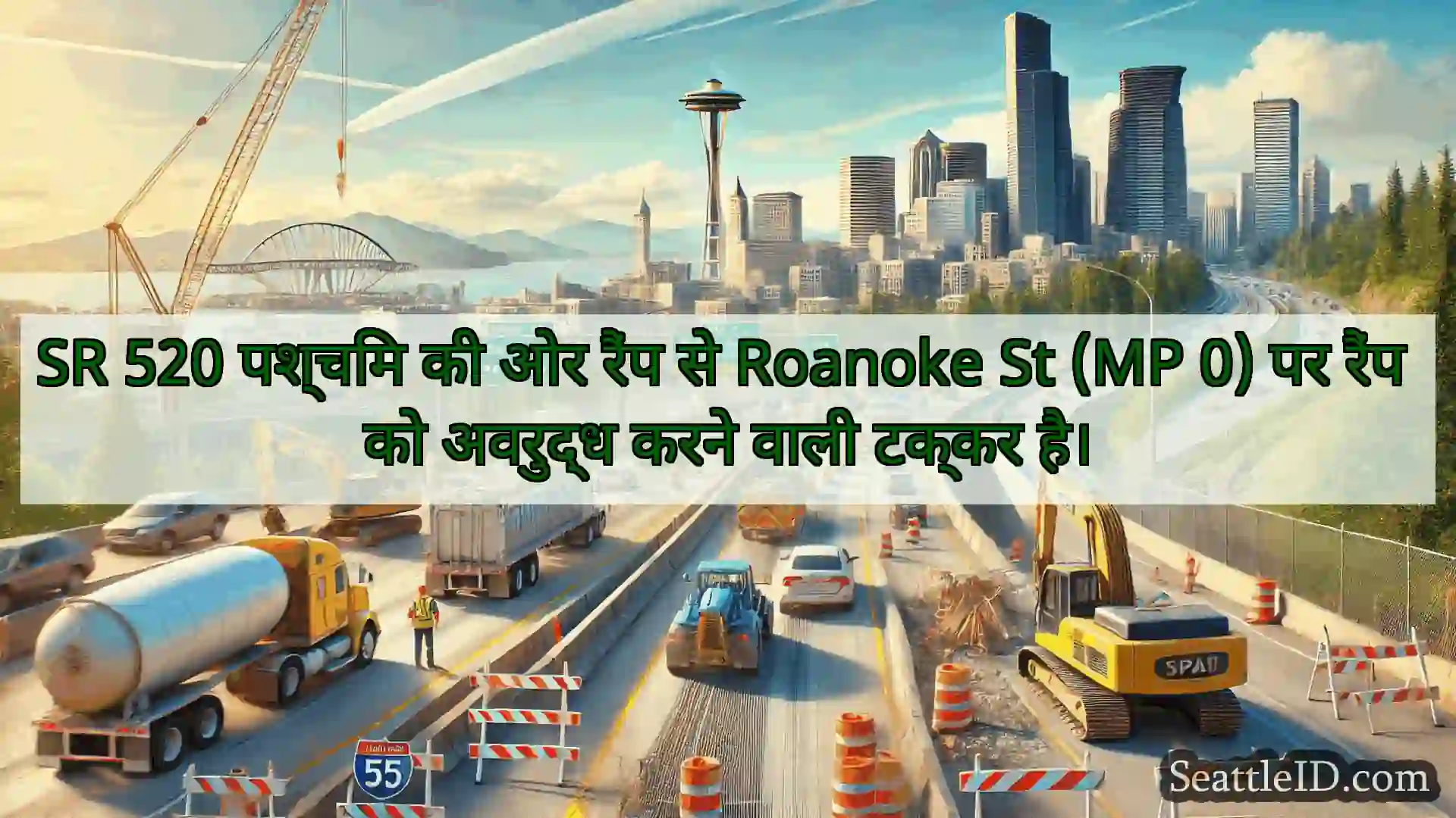 सिएटल परिवहन समाचार SR 520 पश्चिम की ओर रैंप से