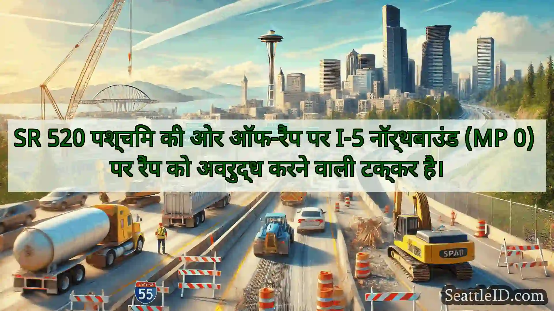 सिएटल परिवहन समाचार SR 520 पश्चिम की ओर ऑफ-रैंप पर I-5