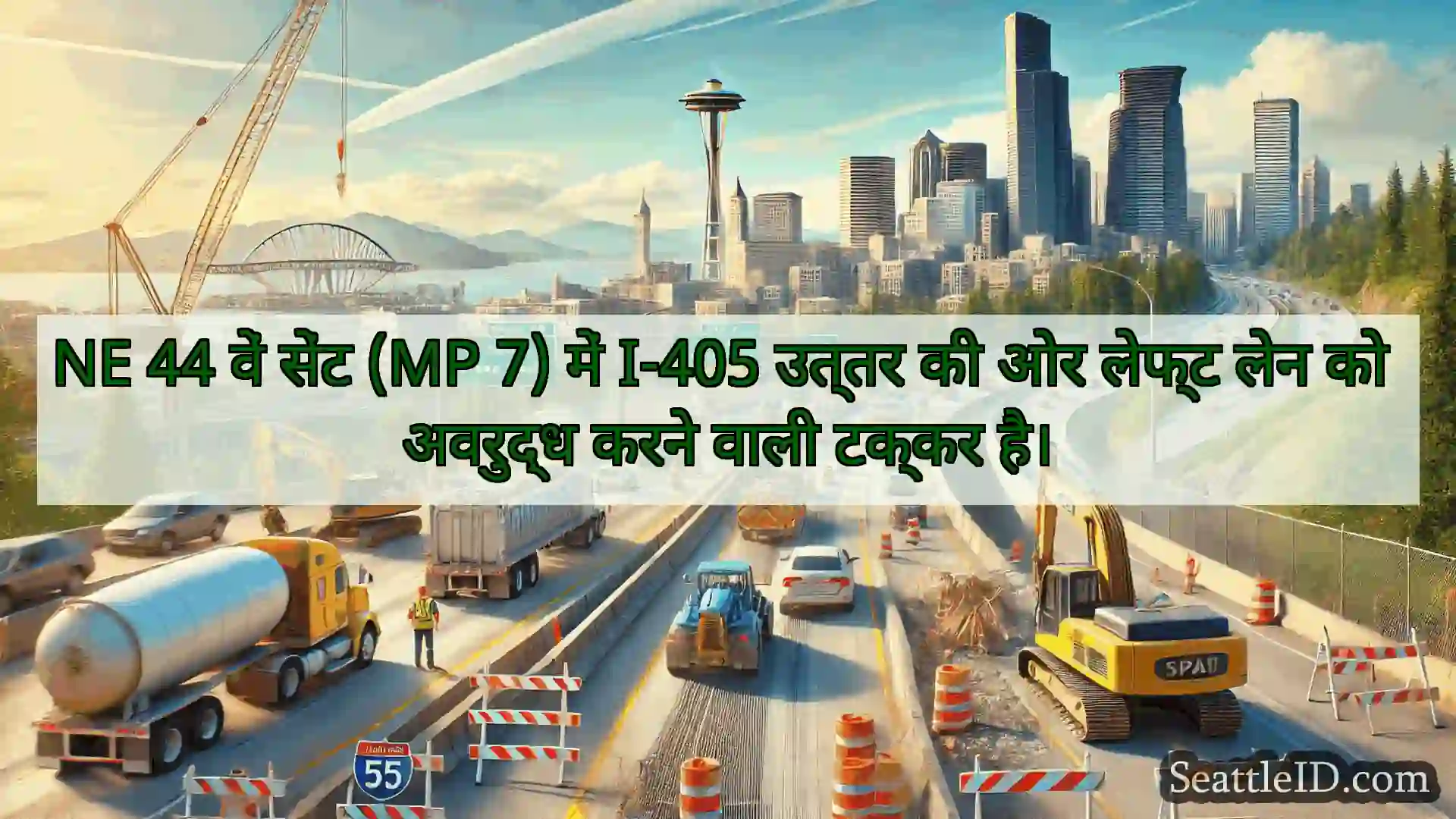 सिएटल परिवहन समाचार NE 44 वें सेंट (MP 7) में I-405