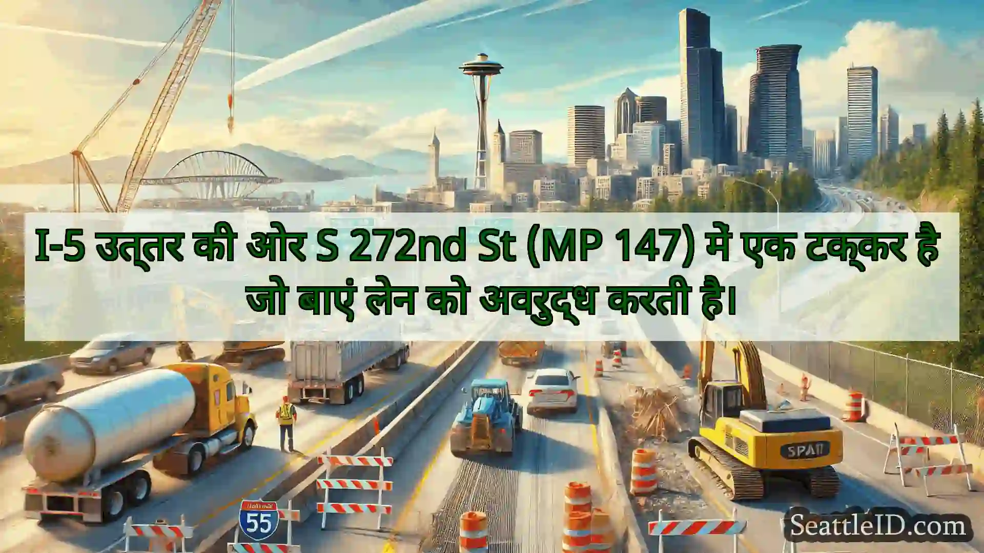 सिएटल परिवहन समाचार I-5 उत्तर की ओर S 272nd St (MP